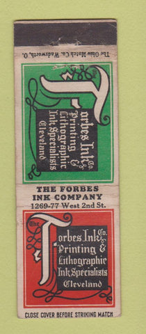 Matchbook Cover - Forbes Ink Printing Cleveland OH WEAR