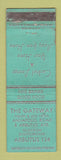 Matchbook Cover - The Gateway Restaurant Arbutus MD WEAR GREEN #2