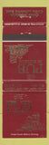 Matchbook Cover - The Pub Restaurant Hudson OH