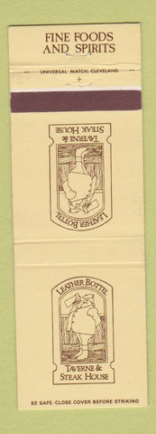 Matchbook Cover - Leather Bottel Taverne Steak House Cleveland Columbus OH