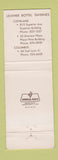 Matchbook Cover - Leather Bottel Taverne Steak House Cleveland Columbus OH