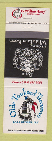 Matchbook Cover - Olde Tankard Taverne Lake George NY