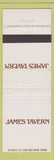 Matchbook Cover - James Tavern