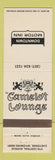 Matchbook Cover - Downtown Motor Inn Camelot Lounge Cheyenne WY