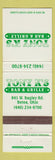 Matchbook Cover - Tony K's Bar Grille Berea OH
