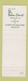 Matchbook Cover - The Palm Court Restaurant Overton Square MO