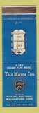 Matchbook Cover - Yale Motor Inn Wallingford CT WEAR