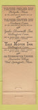 Matchbook Cover - Yale Motor Inn Wallingford CT WEAR