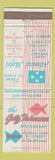 Matchbook Cover - Admiral Motel Norwalk CT Jolly Fisherman Restaurant