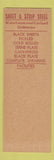 Matchbook Cover - Caine Steel Company Chicago IL SAMPLE