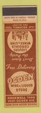 Matchbook Cover - Ogden Wine Liquor Store SAMPLE