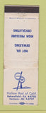 Matchbook Cover - Hollow Rod of California Ventura Bakersfield CA WORN