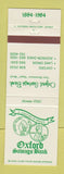 Matchbook Cover - Oxford Savings Bank Lake Orion Addison Oaks MI