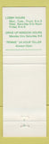 Matchbook Cover - Oxford Savings Bank Lake Orion Addison Oaks MI