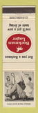 Matchbook Cover - Bockman Lager Beer South Africa