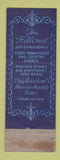 Matchbook Cover - Hillcrest Toledo OH Hotel WEAR