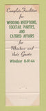 Matchbook Cover - River Road Country Club Poolesville MD