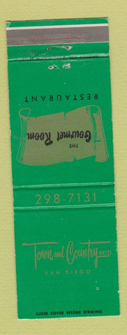 Matchbook Cover - Town and Country Motel San Diego CA