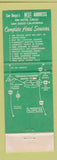Matchbook Cover - Town and Country Motel San Diego CA