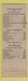 Matchbook Cover - Reid's Auto sErvice Tucumcari NM