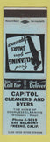 Matchbook Cover - Capital Cleaners Dyers Fresno CA