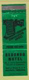 Matchbook Cover - Redondo Motel Hastings NE