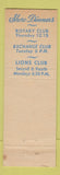 Matchbook Cover - Rockingham Hotel Portsmouth NH