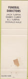 Matchbook Cover - Turpin Funeral Home Richmond KY