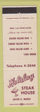 Matchbook Cover - Holiday Steak Hosue South Sioux City NE