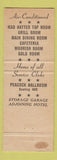 Matchbook Cover - Hotel Green Danbury CT