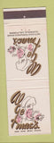 Matchbook Cover - Algemac's Glendale CA