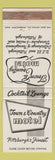 Matchbook Cover - Town and Country Motel Pittsburgh PA