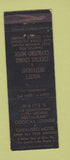 Matchbook Cover - Waite's Restaurant Cavaliero Motel Erie PA WEAR