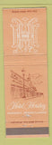 Matchbook Cover - Hotel Hershey PA