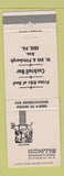 Matchbook Cover - Kontis Restaurant Lounge Erie PA