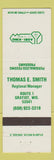 Matchbook Cover - Agri King Thomas Smith Gratiot WI