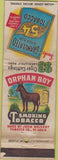 Matchbook Cover - Granulated Tobacco Orphan Boy WORN