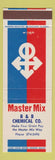 Matchbook Cover - Master Mix Feeds B&B Chemical