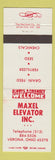 Matchbook Cover - Maxel Elevator Grain Feed Seed Verona OH