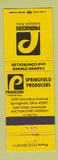 Matchbook Cover - Producers Livestock Association Springfield OH
