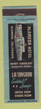 Matchbook Cover - La Taverna Alameda Hotel CA