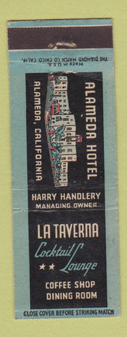 Matchbook Cover - La Taverna Alameda Hotel CA
