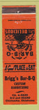 Matchbook Cover - Brigg's BBQ Chickasha OK