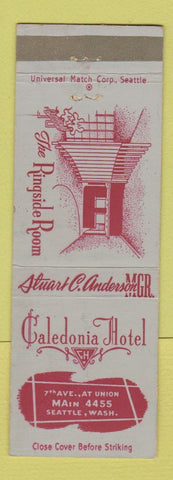 Matchbook Cover - Caledonia Hotel Seattle WA