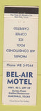 Matchbook Cover - Bel Air Motel Marshall TX