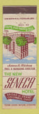 Matchbook Cover - Seneca Hotel Columbus OH