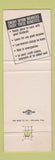 Matchbook Cover - Wytel Federal Credit Union Cheyenne WY