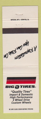 Matchbook Cover - Big O Tires