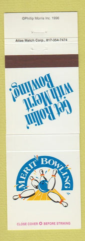 Matchbook Cover - Merit Bowling Cigarettes