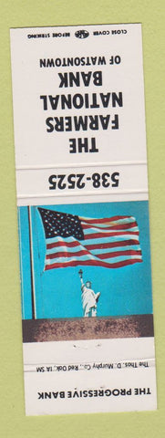 Matchbook Cover - Farmers  National Bank Watsontown PA? WEAR #1